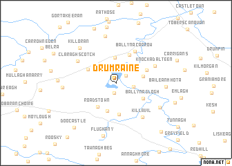 map of Drumraine