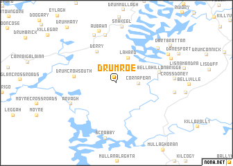 map of Drumroe