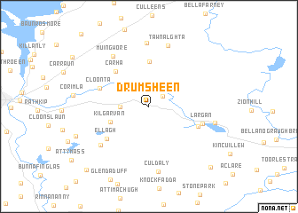 map of Drumsheen