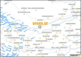 map of Drumsloe