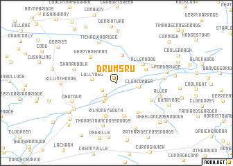 map of Drumsru