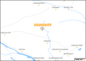map of Drumwhirn