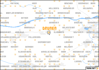 map of Drunen