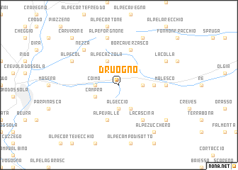map of Druogno