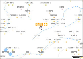 map of Drusco