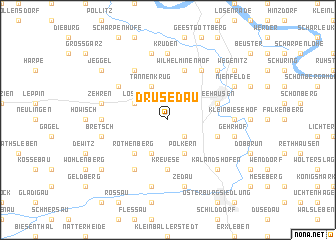 map of Drüsedau