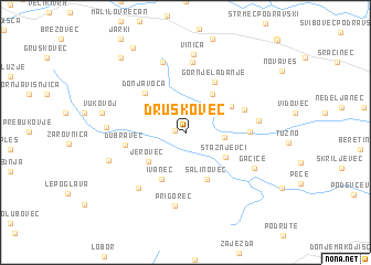 map of Druškovec