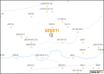 map of Drusti