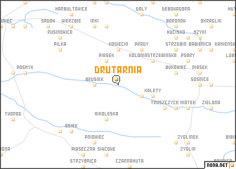 map of Drutarnia