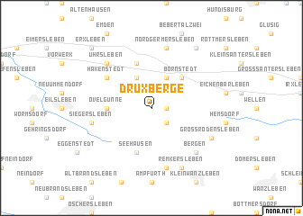 map of Druxberge