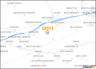 map of Druye