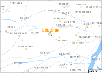 map of Druzhba