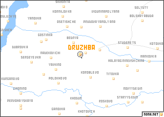 map of Druzhba