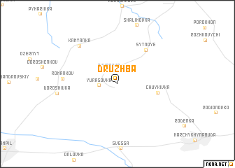 map of Druzhba