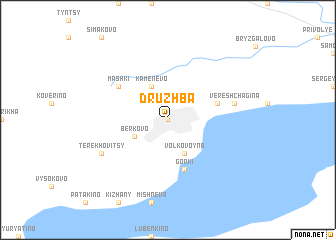 map of Druzhba