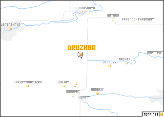 map of Druzhba