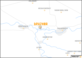 map of Druzhba