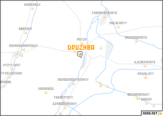 map of Druzhba