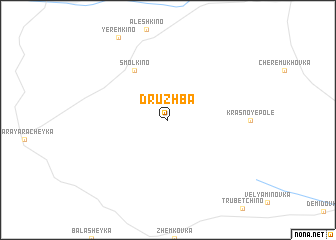 map of Druzhba