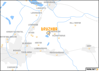 map of Druzhba