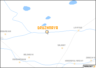 map of Druzhnaya