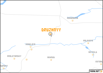 map of Druzhnyy