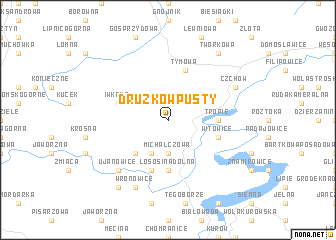 map of Drużków Pusty