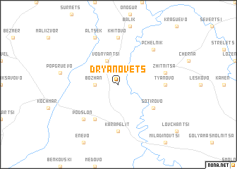 map of Dryanovets