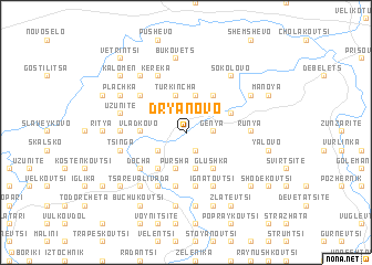 map of Dryanovo