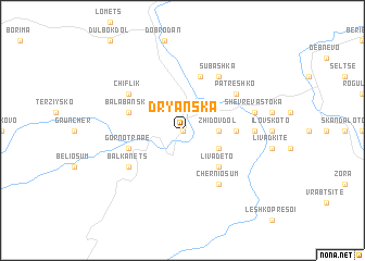 map of Dryanska