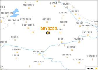 map of Dryazga