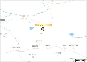 map of Dryazhno