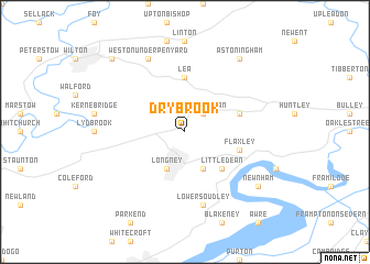 map of Drybrook