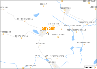 map of Dryden