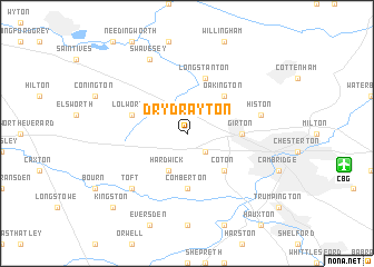 map of Dry Drayton