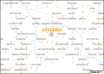 map of Dryganek