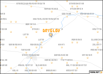 map of Dryglov