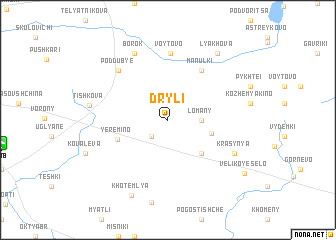 map of Dryli