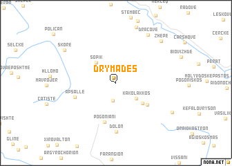 map of Drymádes