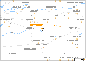 map of Drymovshchina