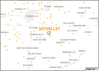 map of Dry Valley