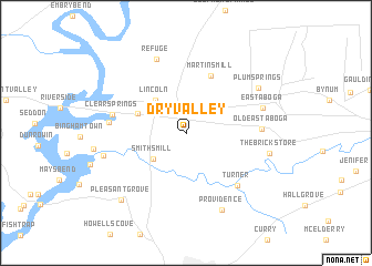 map of Dry Valley