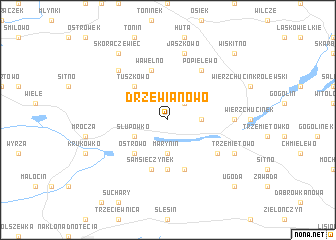 map of Drzewianowo