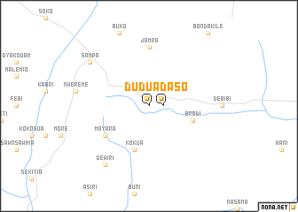 map of Duadaso