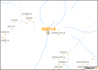 map of Duafla