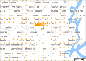 map of Duāigaon