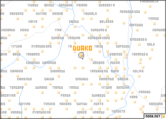 map of Duako