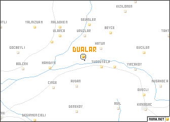 map of Dualar