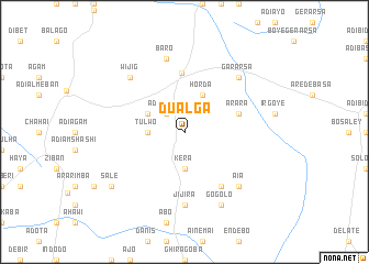 map of Duʼālga