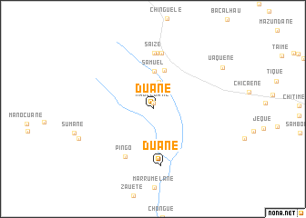 map of Duane